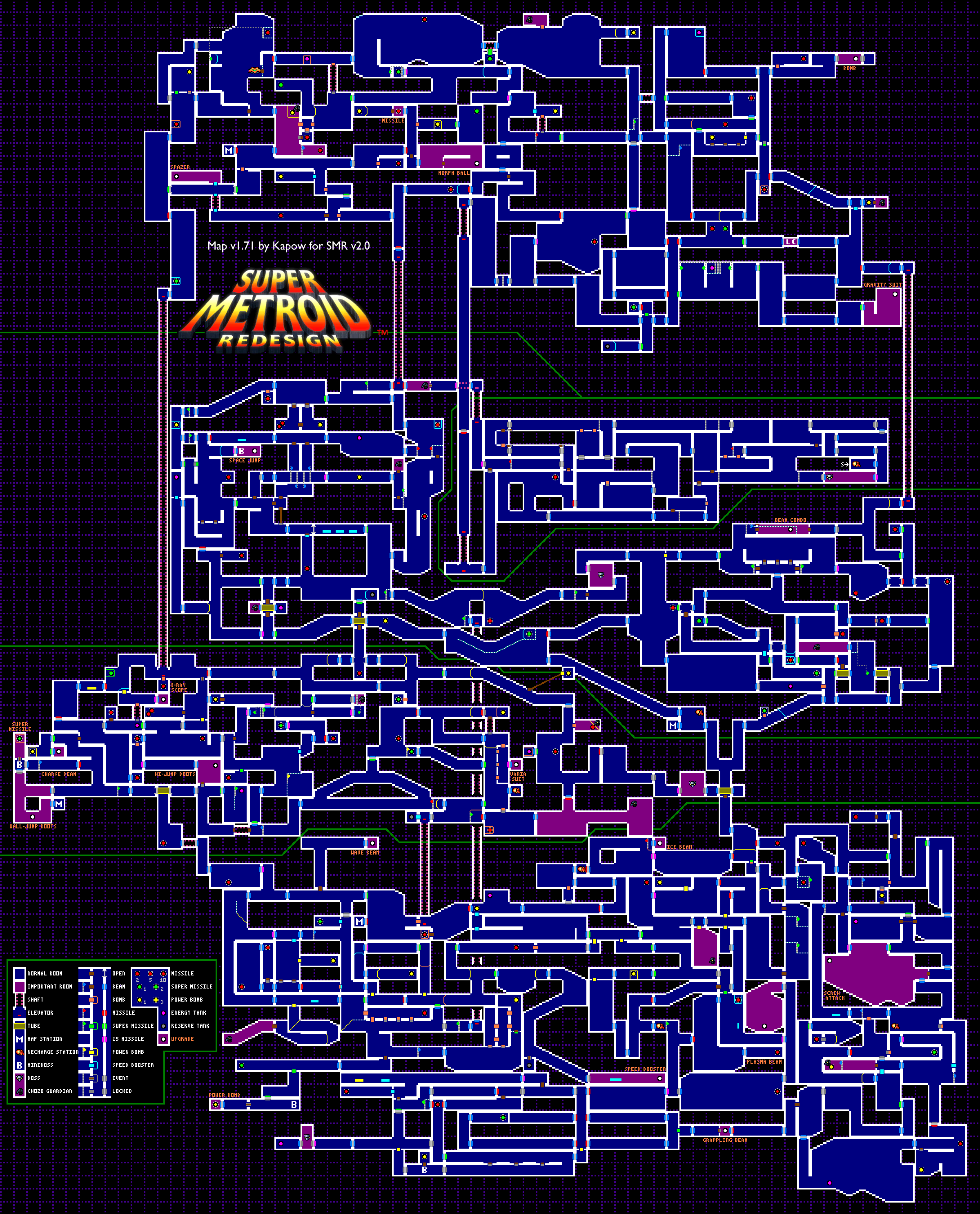 Super Metroid Redesing CAVVES